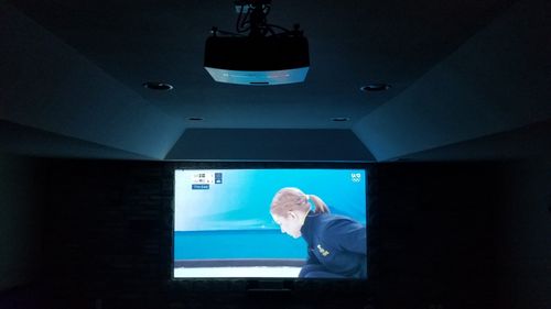 a projector with home theater installation from in northern Ohio