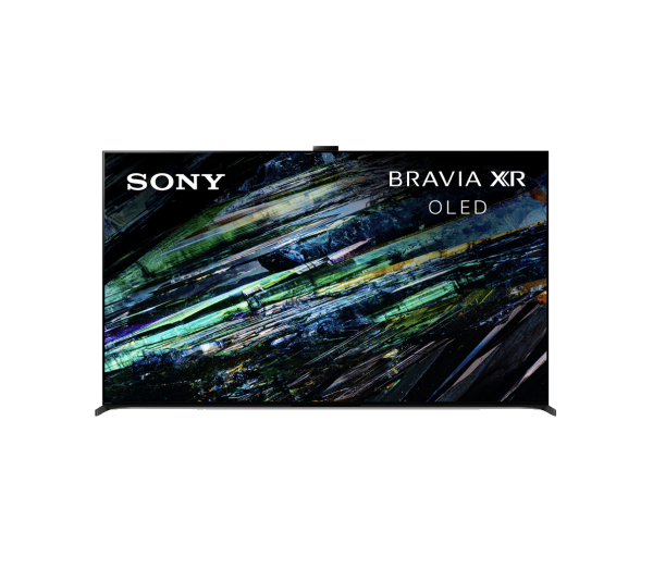 a sony bravia xr oled television with a colorful background
