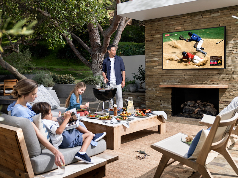 samsung outdoor terrace tv