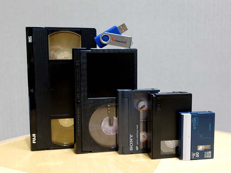 vhs, vhs-c, 8mm tapes transferred to flash drives by fisher electronics in northern ohio