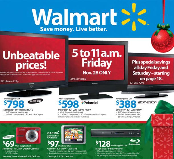 an advertisement for walmart advertising unbeatable black friday prices