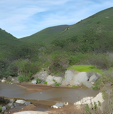Hiking trail with panoramic mountain views at Black Mountain Open Space Park