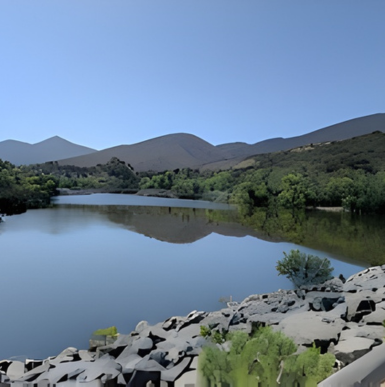 Panoramic hilltop views with hiking trails, benches, and sweeping cityscapes at Double Peak Park