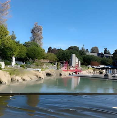 Underwater tunnel with colorful fish and marine life at SEA LIFE Aquarium in Carlsbad.