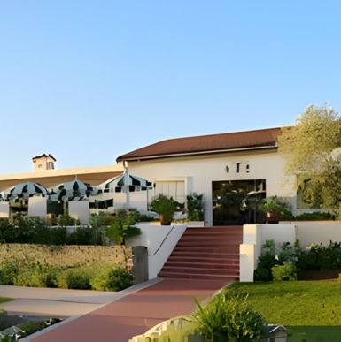 Charming historic inn with landscaped gardens and welcoming architecture and quiet surroundings at The Inn at Rancho Santa Fe