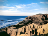 Coastal reserve with rugged cliffs, rare Torrey pine trees, and panoramic ocean views at Torrey Pines State Natural Reserve