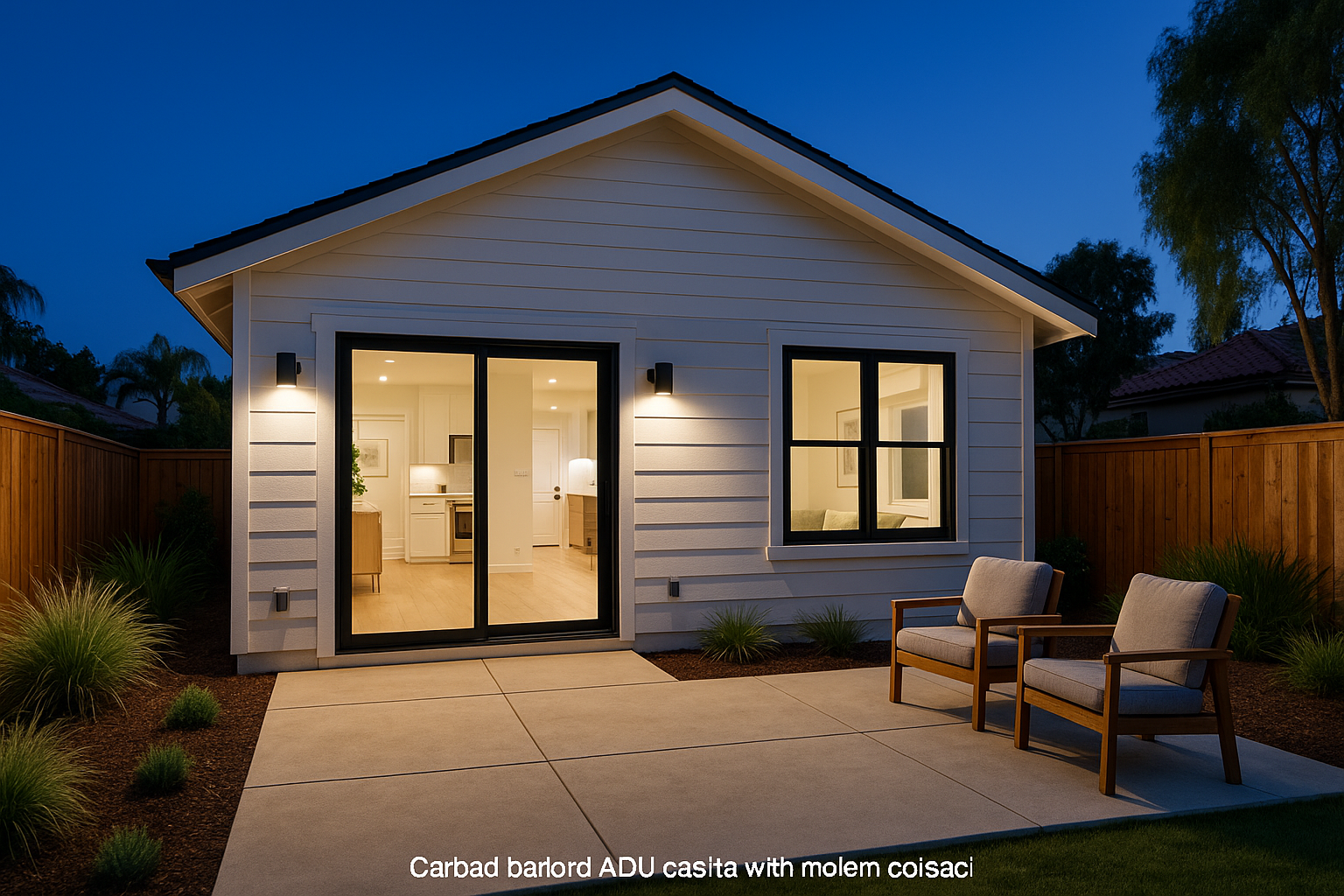 ADU and garage conversion built by Cali Dream Construction in Poway CA - modern accessory dwelling u