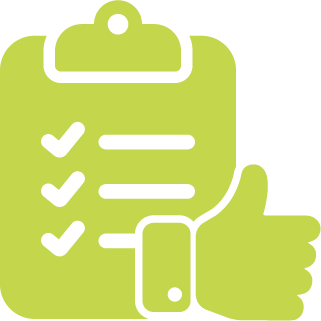 A couple of hands shaking in front of a house.