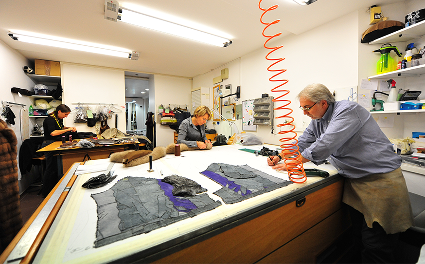 Laboratorio artigianale delle pellicce