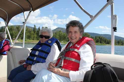 Old Women On Boat — Retirement Communities  in Spokane, WA