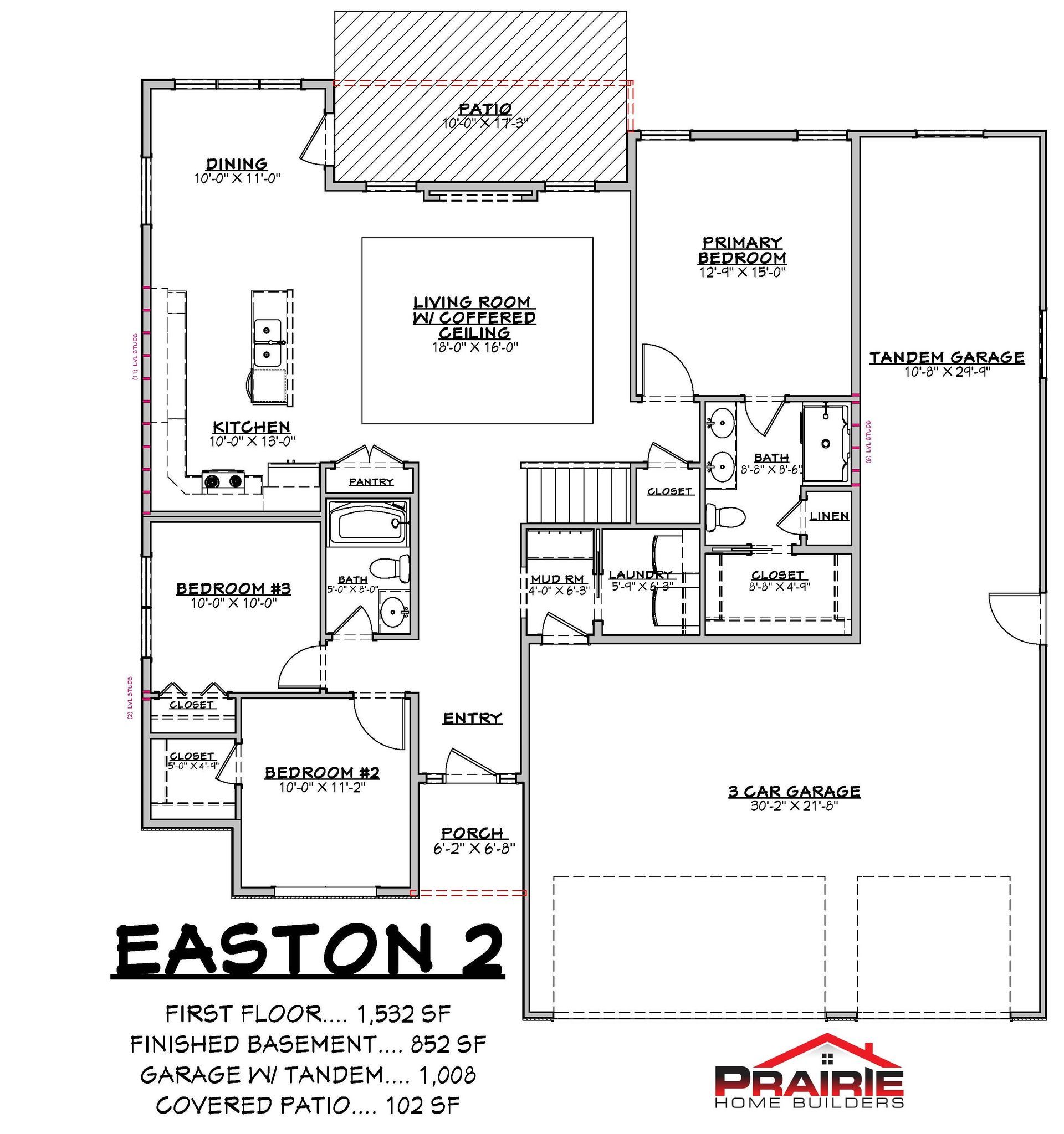Easton Interior Format — Lincoln, NE — Prairie Home Builder