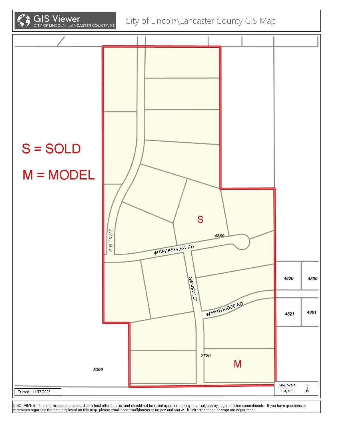 Prairie Village North 12th Addition Map — Lincoln, NE — Prairie Home Builder