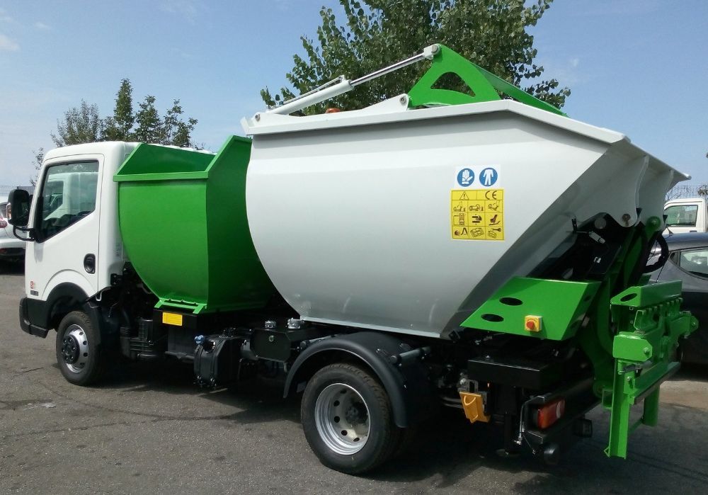 compattatore con vasche differenziate