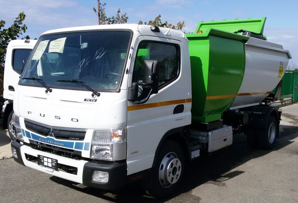 camion dual per raccolta differenziata