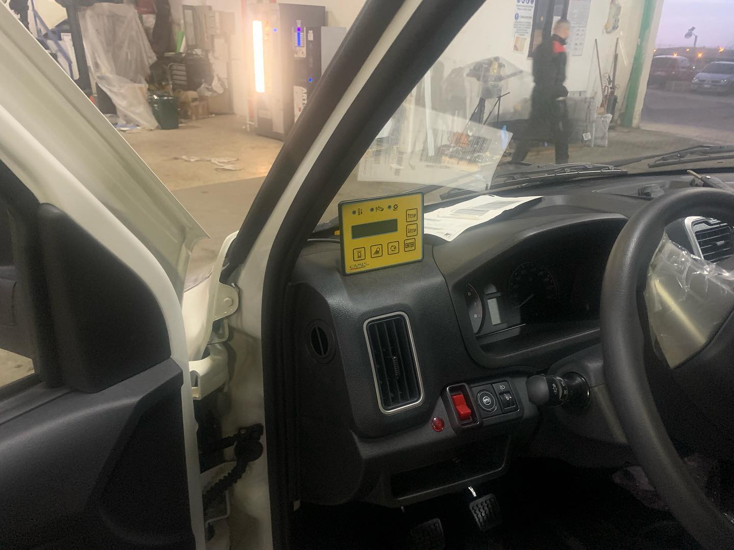 interni di un veicolo satellite