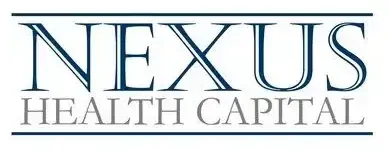 The logo for nexus health capital is shown on a white background.