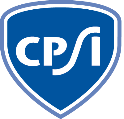 Blue and white CPSI logo within a shield shape.