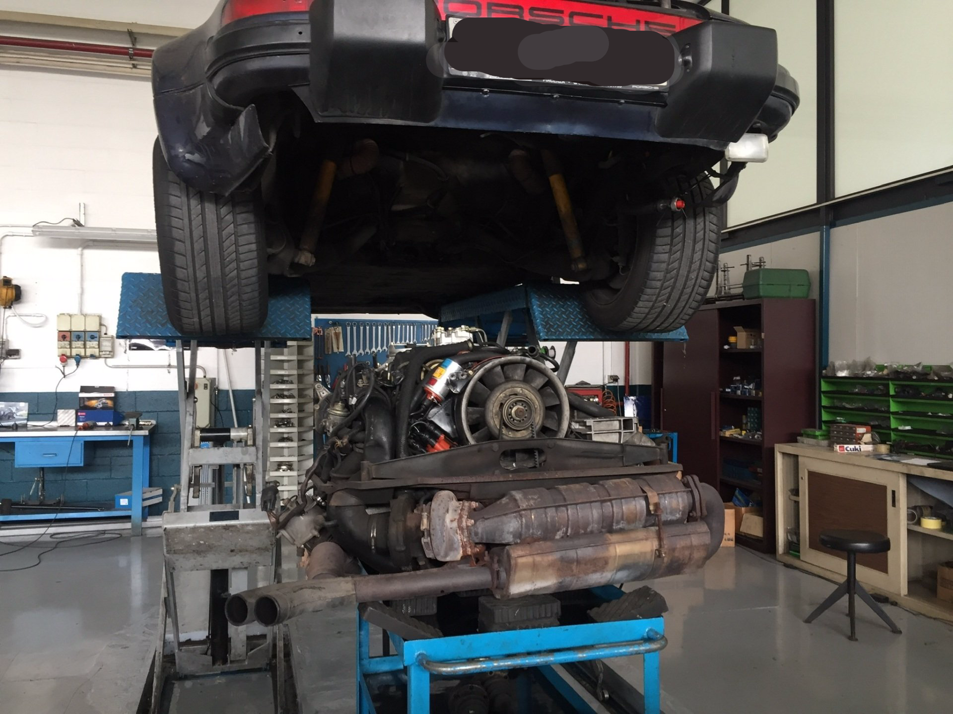 interni dell'autofficina