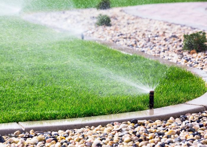 Automatic Sprinklers Watering Lawn — Houston, TX — OCL Irrigation