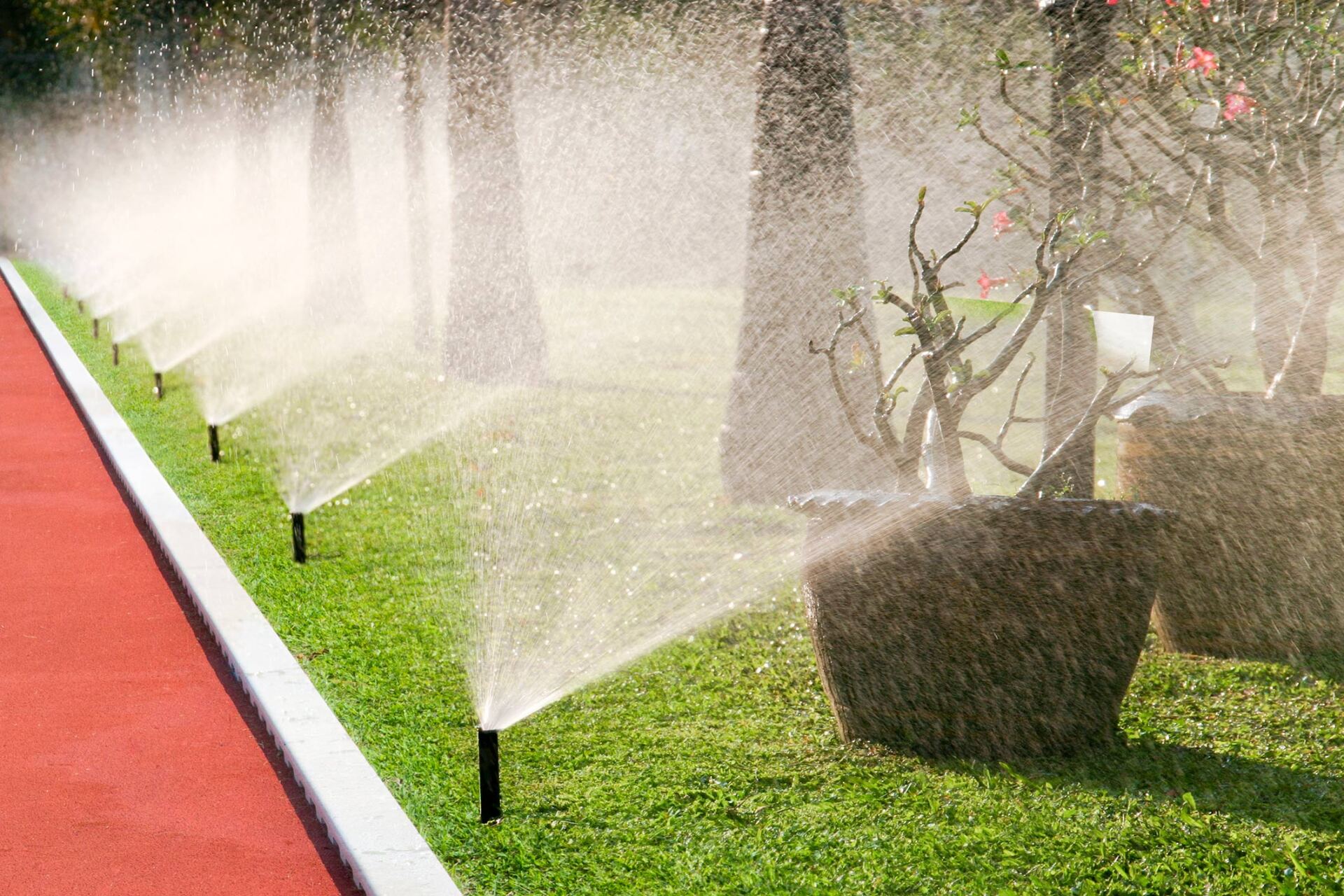 Sprinklers in the Wide Garden — Houston, TX — OCL Irrigation