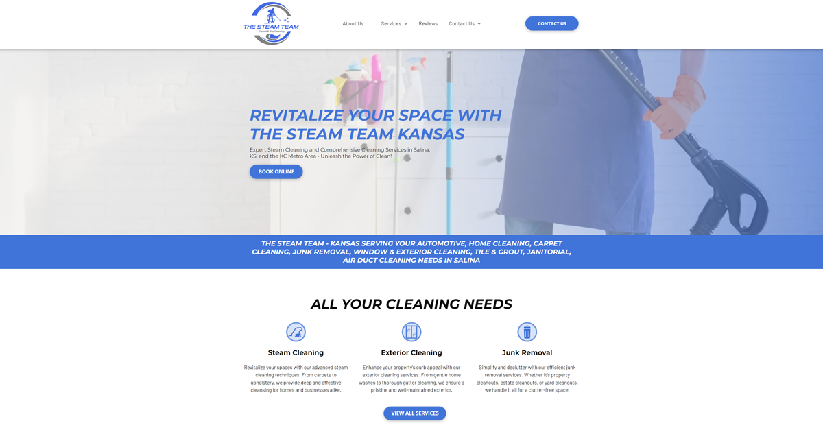 The Steam Team Kansas Carpet & Tile Cleaning in Salina, KS