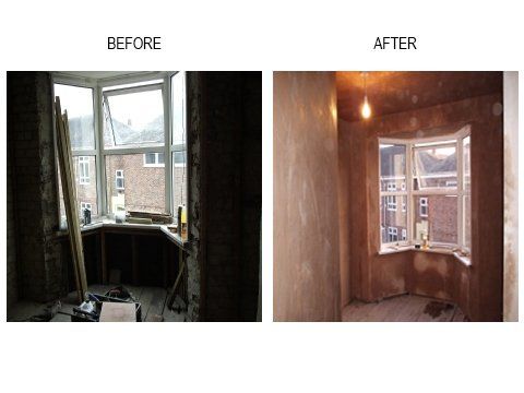 Before & After Plastering Images