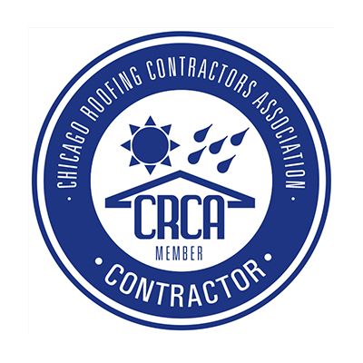 The logo for the chicago roofing contractors association