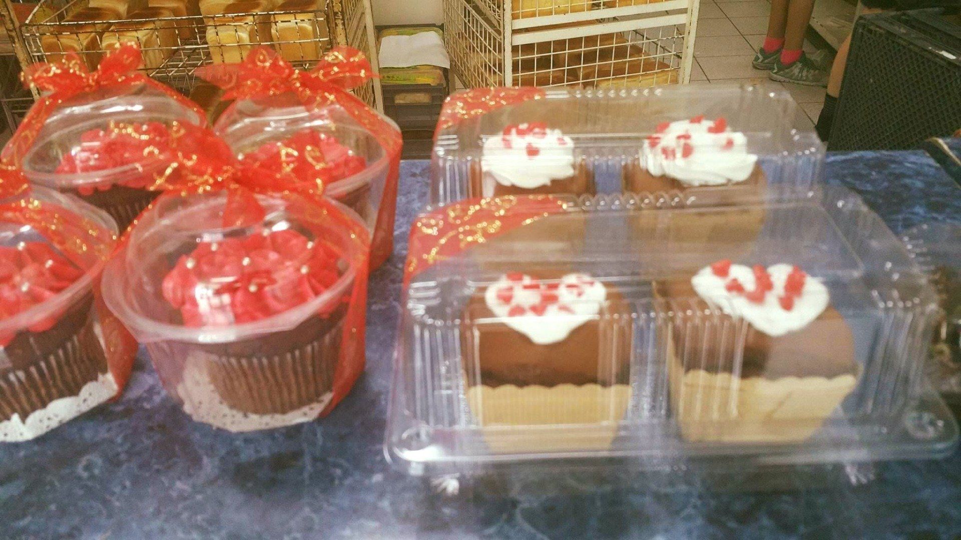Valentine's Themed Cupcakes By Crusty's Bakery in Mackay, QLD
