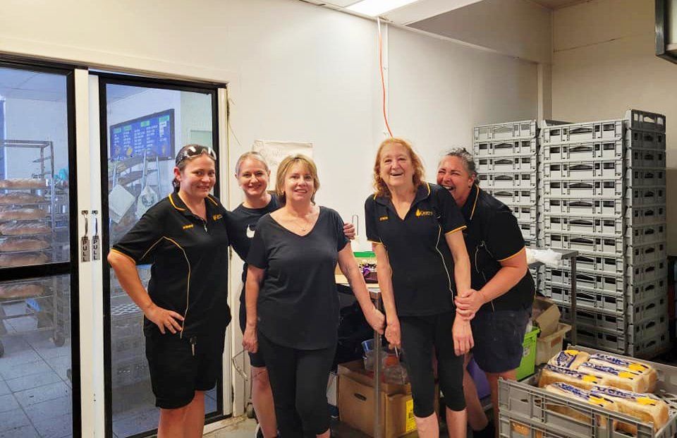 Team of Bakers at Crusty's Bakery in Mackay