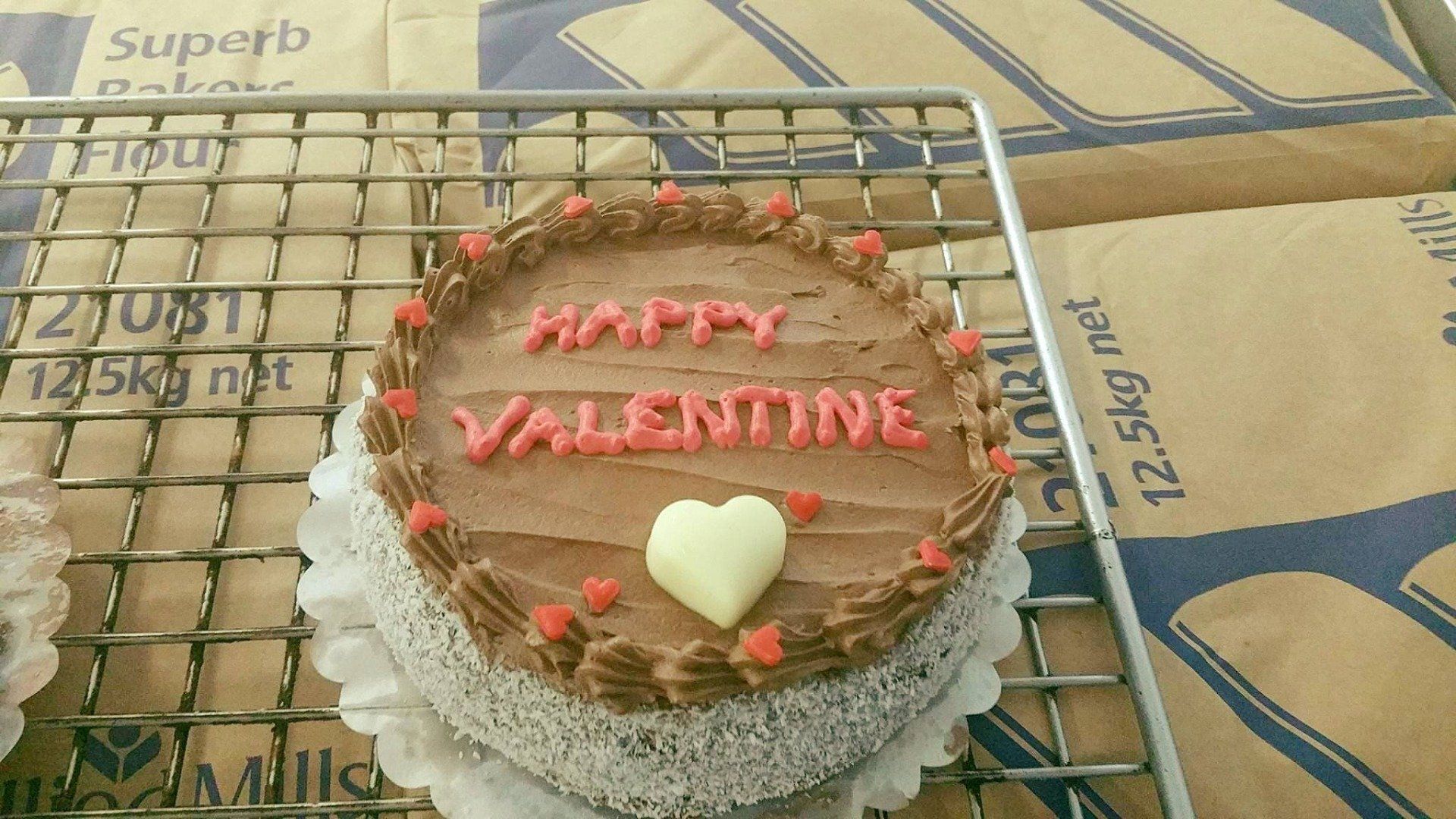 Valentine's Cake By Crusty's Bakery in Mackay, QLD