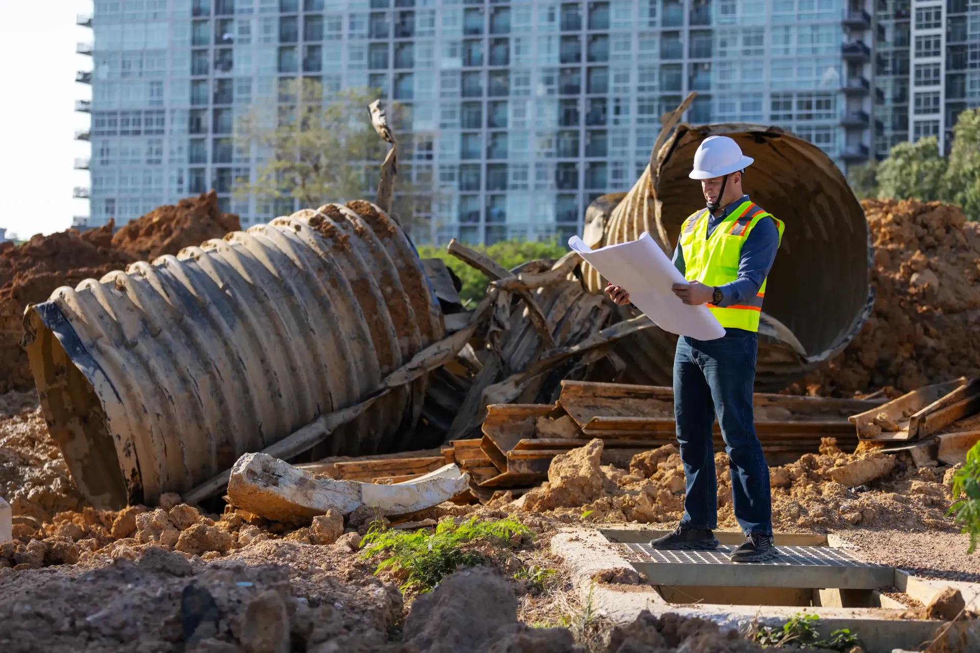 a living room filled with furniture and a flooded floor .