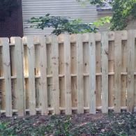 Large House Wooden Fence — Cedartown, GA — J & J Landscape & Services LLC