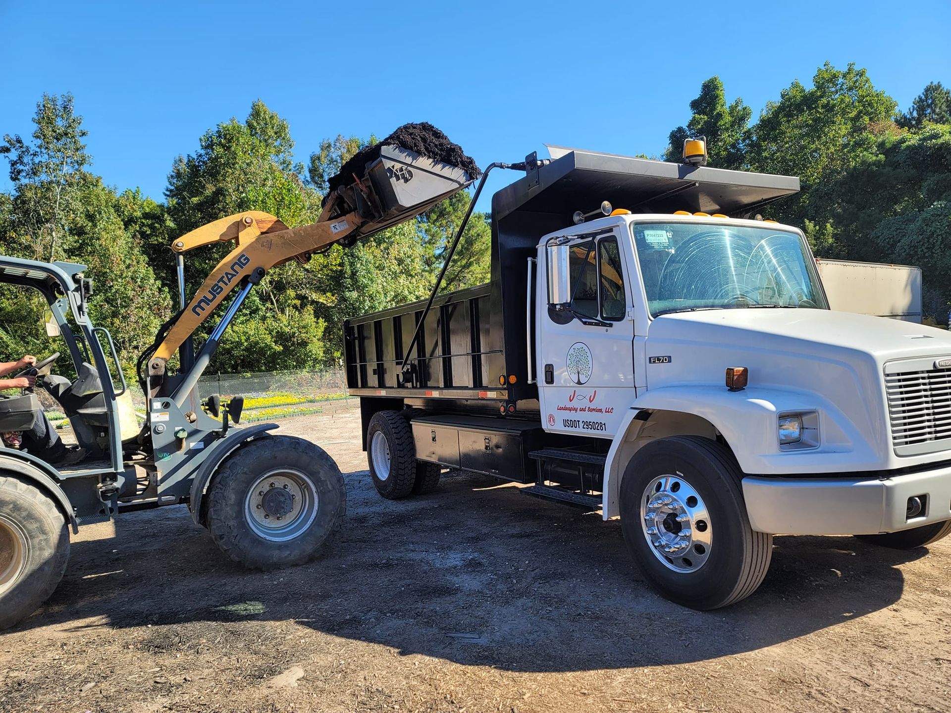 White Truck — Cedartown, GA — J & J Landscape & Services LLC