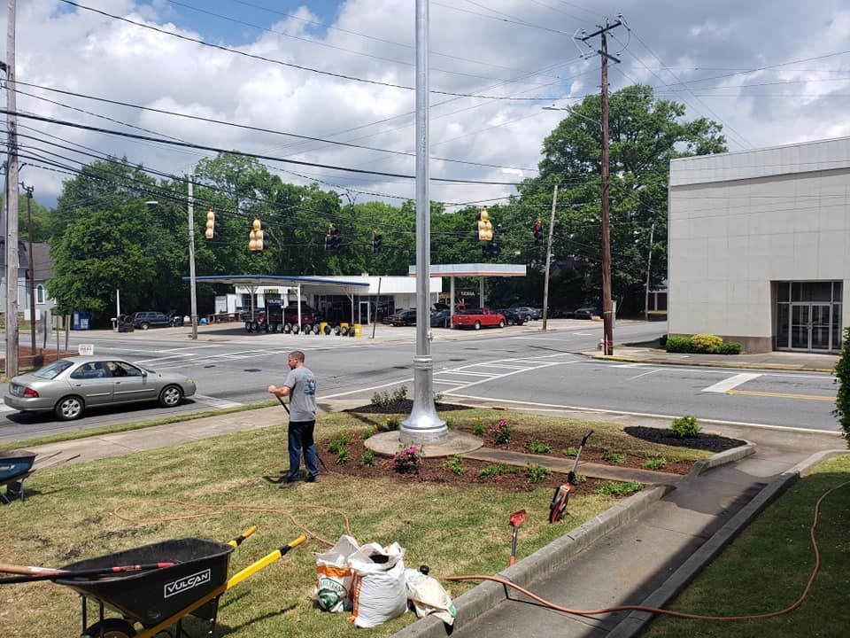 Commercial Work — Cedartown, GA — J & J Landscape & Services LLC