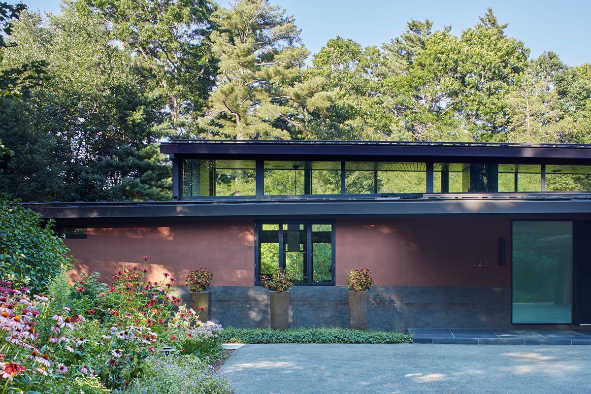 Facade with Clerestory Windows