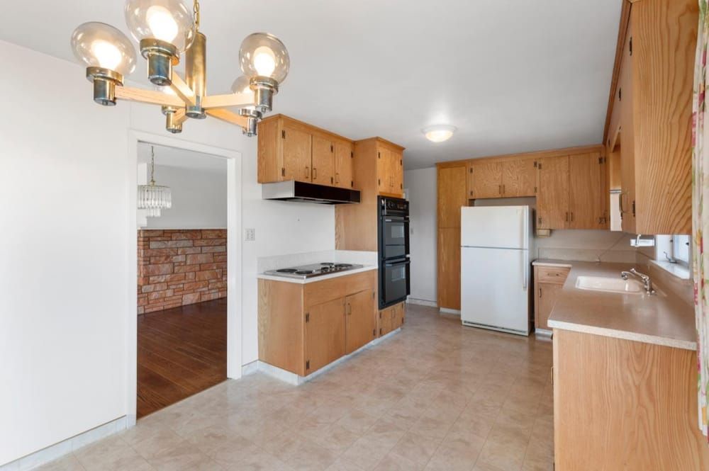 The existing kitchen was a small and uninviting