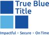 True Blue Title Logo