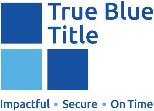 True Blue Title Logo
