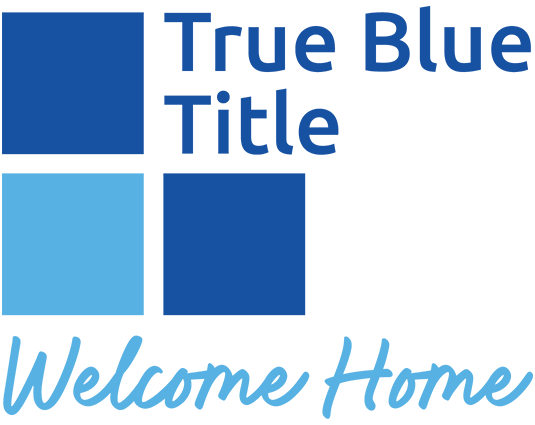 True Blue Title Logo
