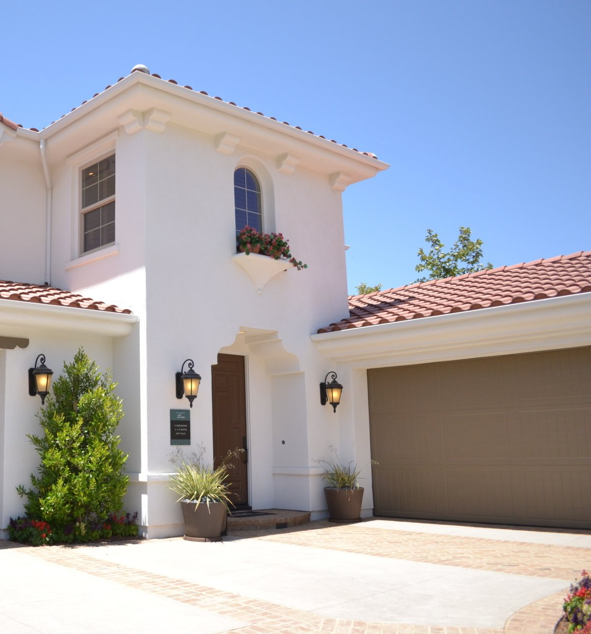 Residential House with a large tree