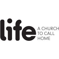 The logo for life is a church to call home.