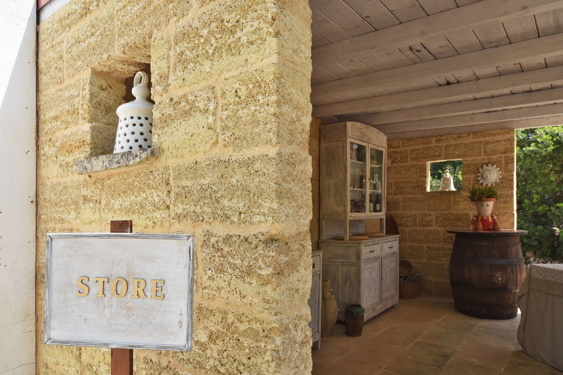 arredo interno della masseria a Gallipoli