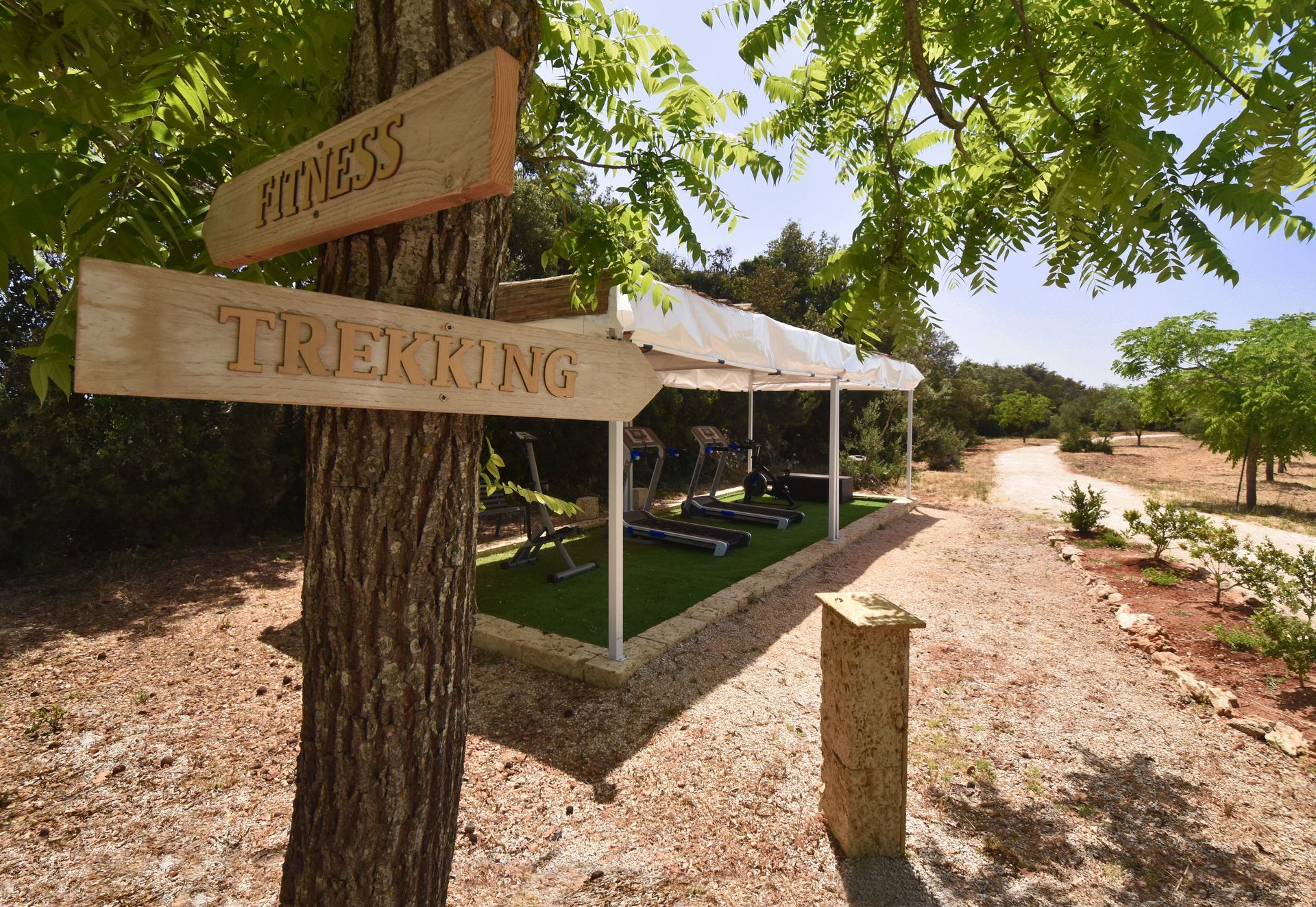 area esterna masseria