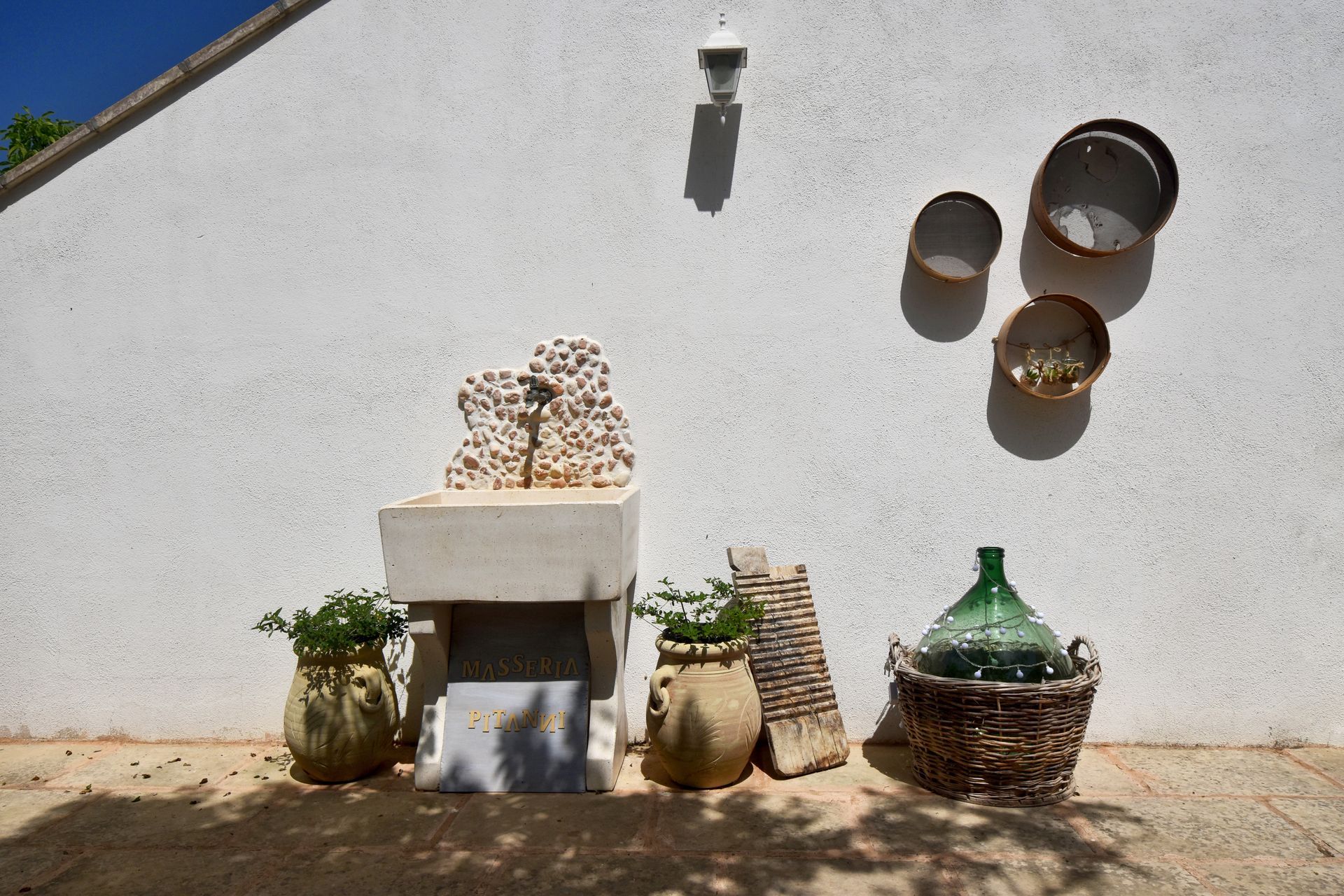 giardino esterno masseria