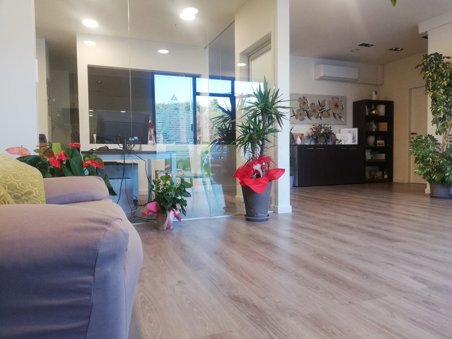 postazione operativa dell'agenzia funebre