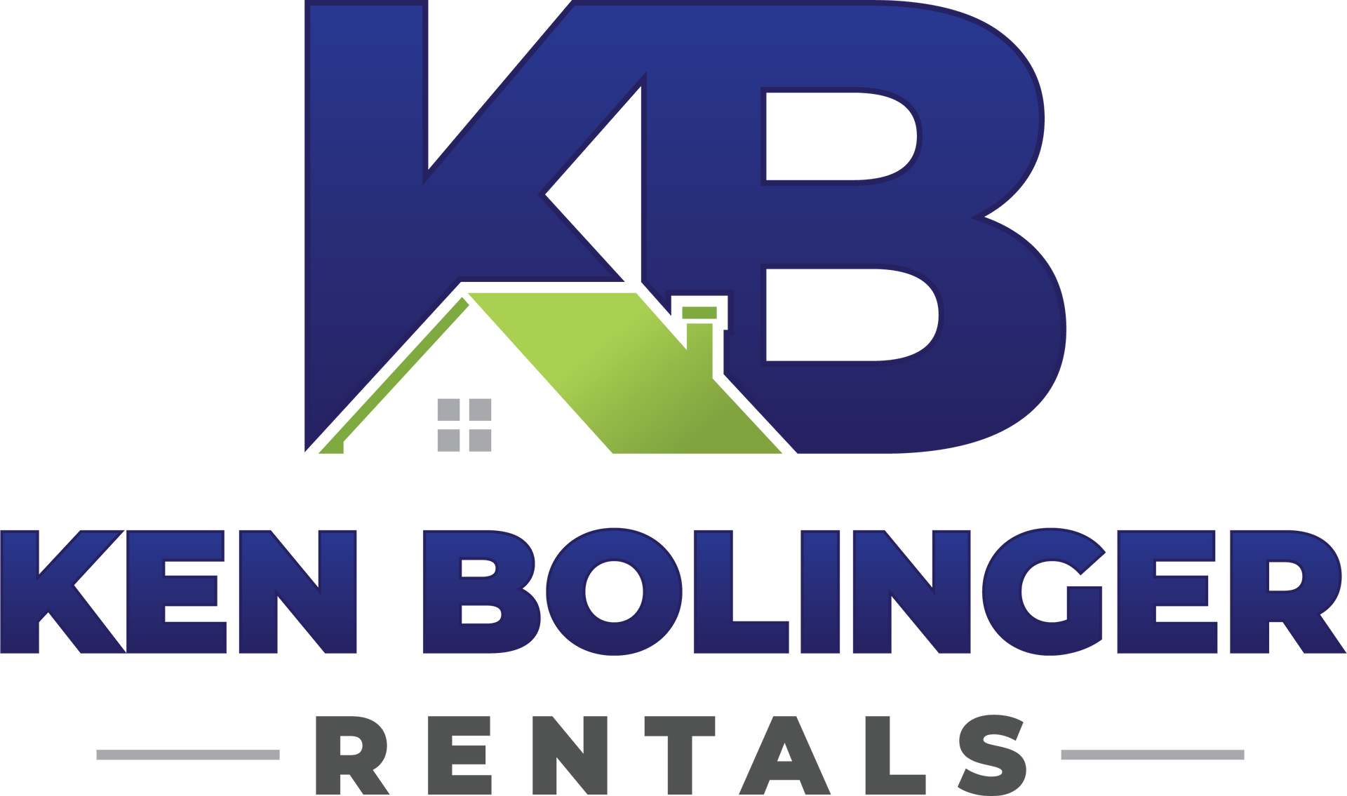 Ken Bolinger Rentals Logo - footer, go to homepage