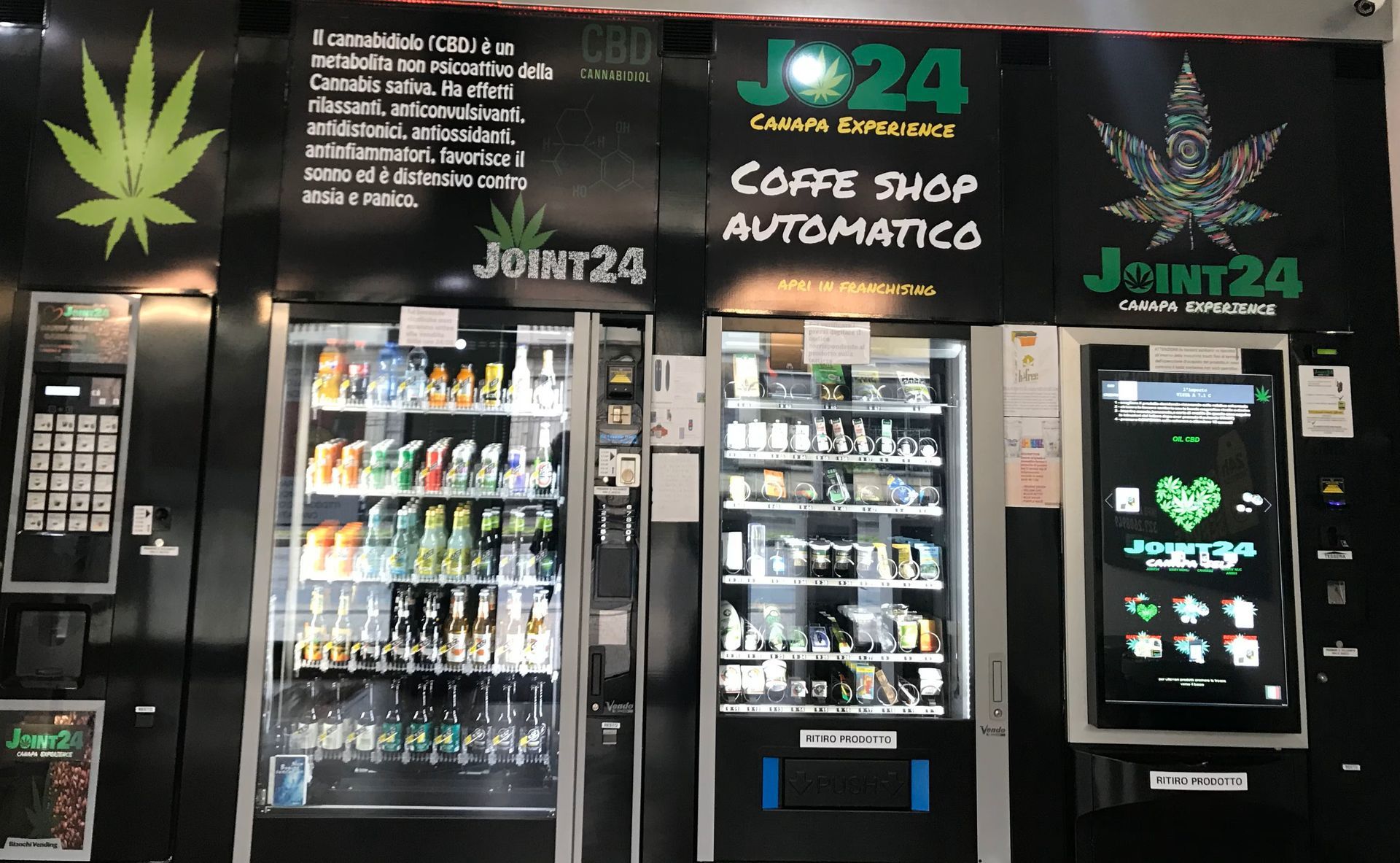 distributori h24 canapa light e cbd
