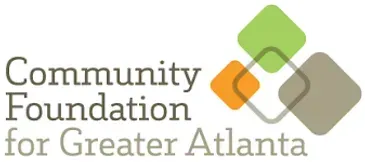 A logo for the community foundation for greater atlanta