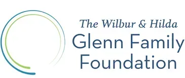 The logo for the wilbur and hilda glenn family foundation