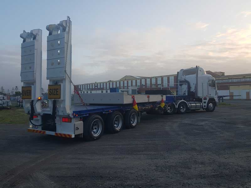 Steel Panel Loaded on the Truck — Ulladulla Crane Hire in Milton, NSW